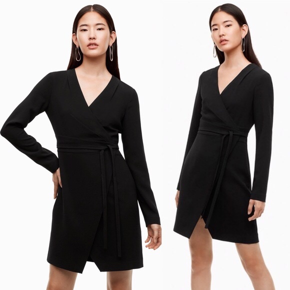 Aritzia Babaton Juro Wrap Dress